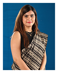 Ms. Apurva Pal, a faculty member, captured in a professional portrait.