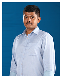 Mr. Karthik G, a faculty member, captured in a professional portrait.