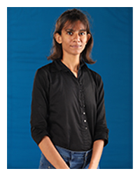 Ms. Neethu Parvathy, a faculty member, captured in a professional photograph.