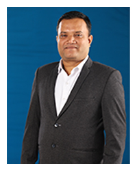 Mr. Sai Prasad Ojha, a faculty member, captured in a professional portrait.
