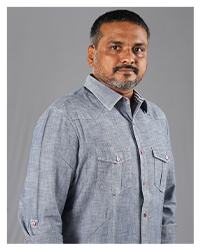 Mr. Yugaraj Harikrishnan, a faculty member, portrayed in a professional photograph